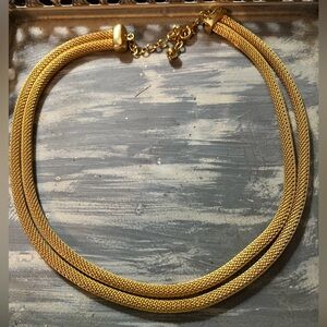 💍 Luxurious Gold Mesh Necklace